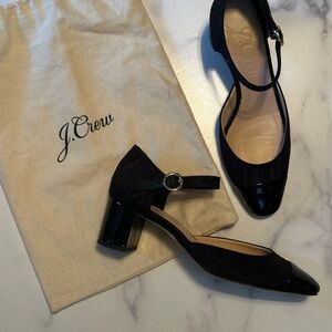 J.CREW MILLIE ANKLE STRAP HEELS EUC